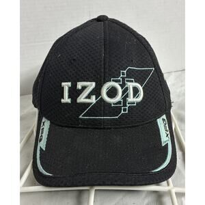IZOD XFG Snapback Cap - Black & Green Embroidered Baseball Hat